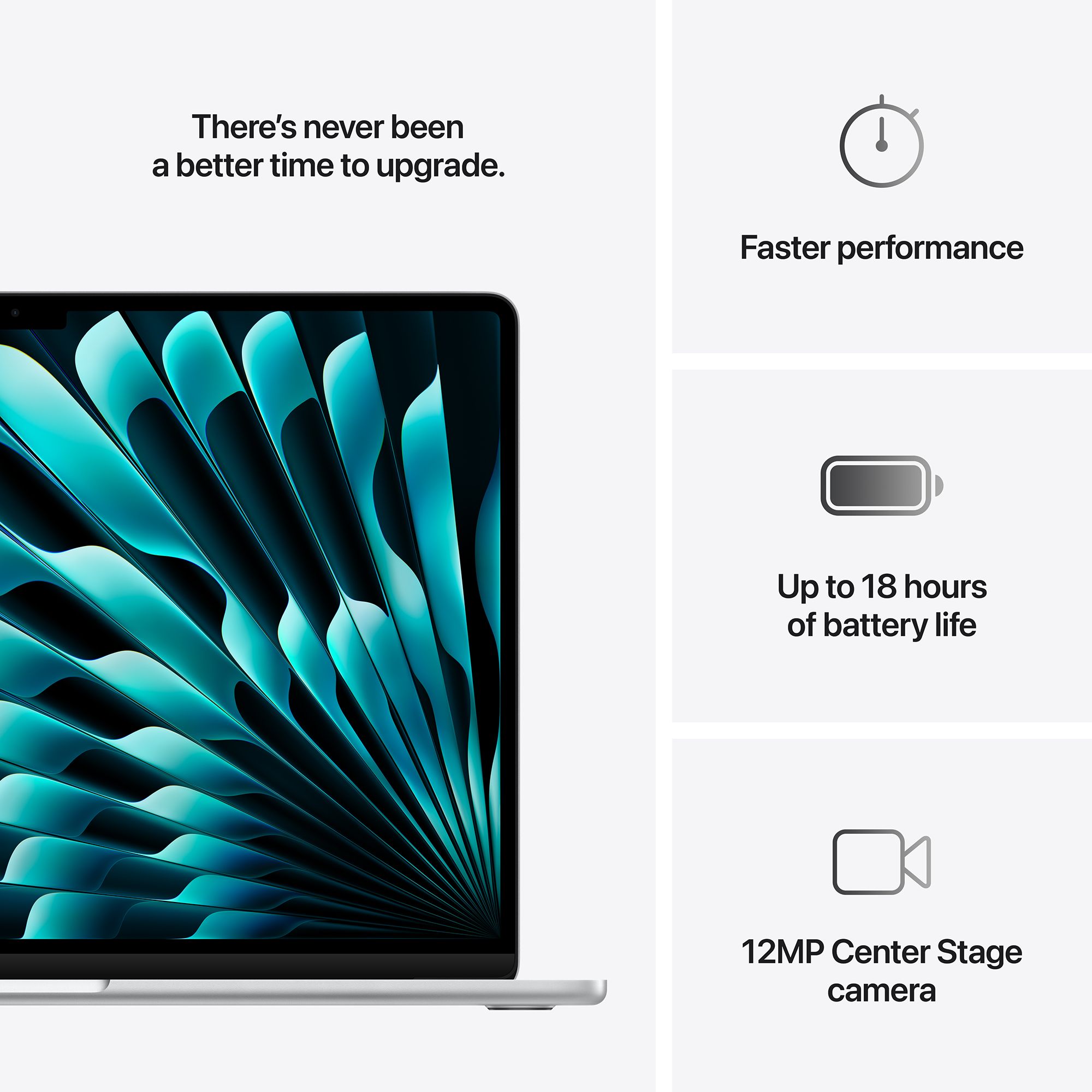 Buy Apple MacBook Air (15.3 inch, M4, 16GB, 256GB, macOS, Silver